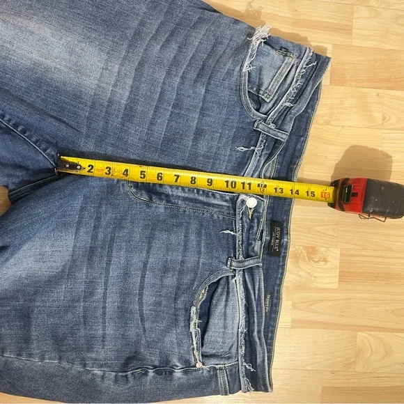 Judy Blue Womens high-waist, relaxed-fit, raw-hem denim jeans Size 22W - Picture 4 of 6